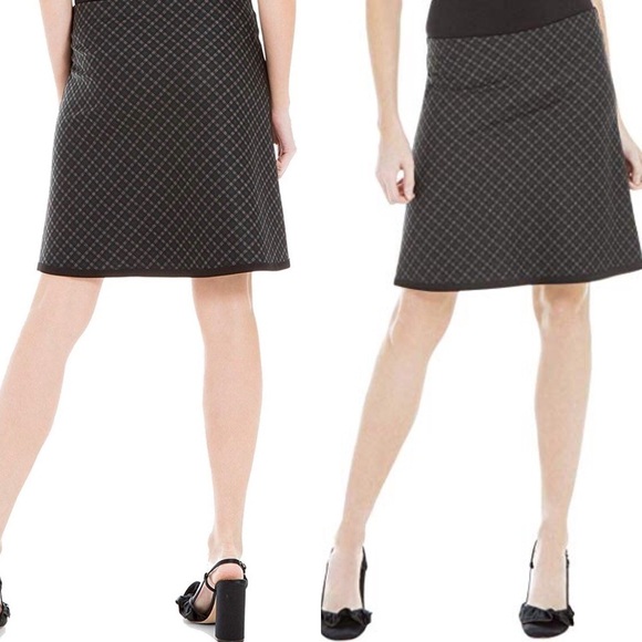 Max Studio London Plaid A-Line Skirt size M - Picture 2 of 8